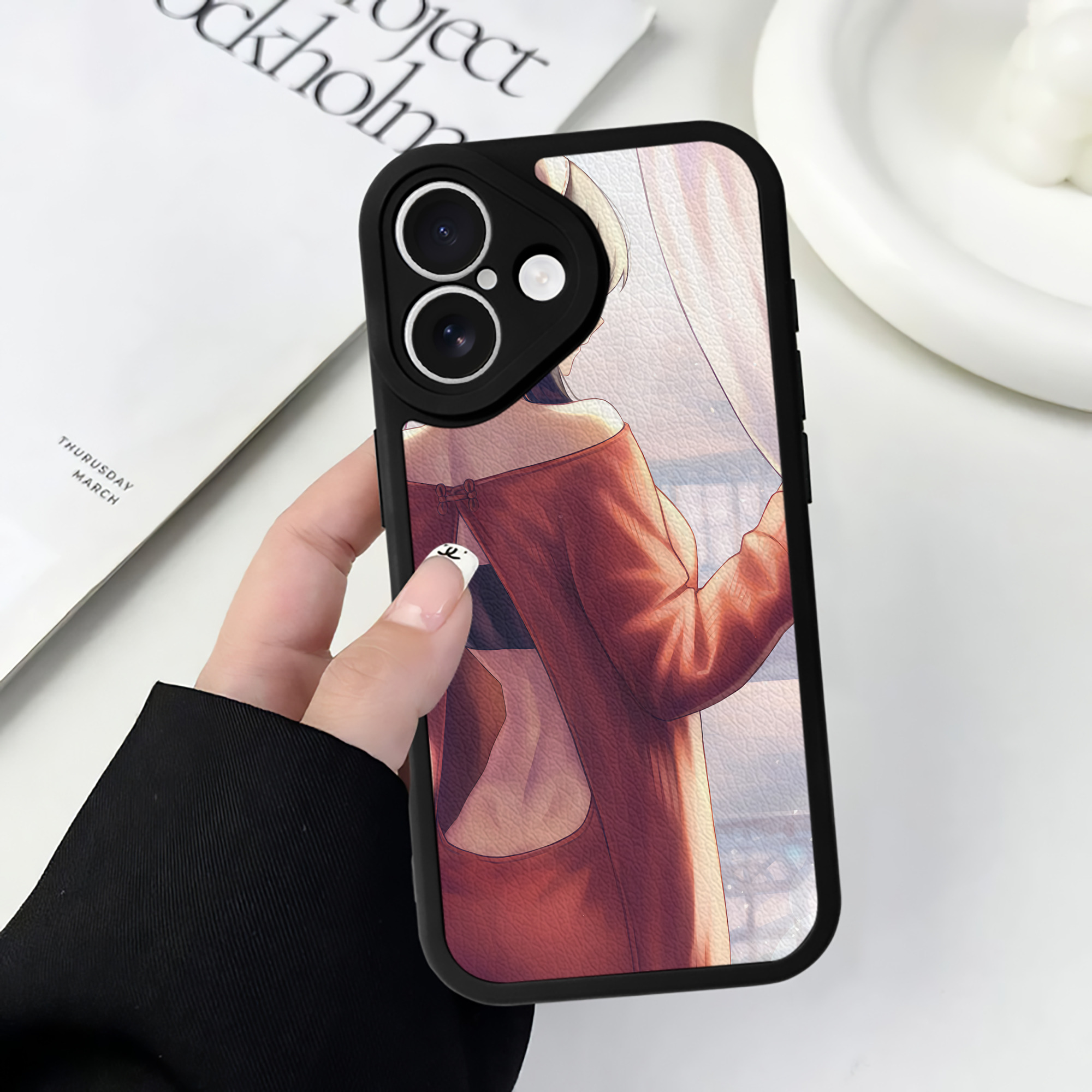 （画像用） SPY×FAMILY间谍家家酒 【iPhone 16シリーズ対応】シリコンスマホケース（レザー調） 材質：シリコン